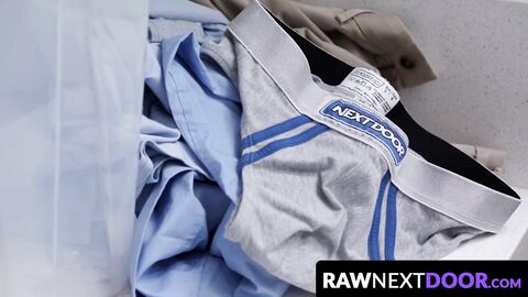 RawNextDoor.com - Gay deviant Lance Ford barebacked after pantie sniffing by Mason Wi