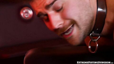 Busty Declan Blake oozed cum in a massive fist fuck by jock Josh Mikael