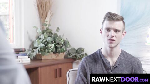 RawNextDoor.com - Young homo Scott Finn bare fucks with his teacher Michael Del Ray f