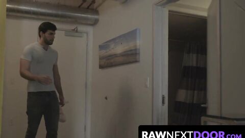 RawNextDoor.com - Two handsome jocks Zay Hardy and Elye Black have bareback fiesta in