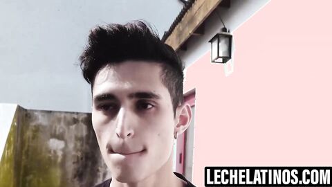 LecheLatinos.com - Sonny's horny mouth painted with my cum