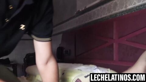 LecheLatinos.com - Andreas' fat cock barebacks bearded Bruno