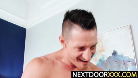 NextDoorXXX.com - Mason Dean Levi Rhodes and Jax Thirio in threesome
