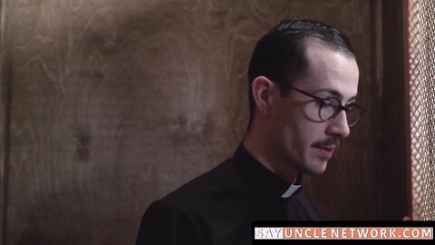 SayUncleNetwork.com - Post-blowjob bliss as religious twink gets barebacked hard