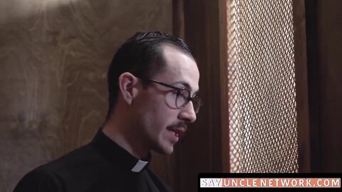 SayUncleNetwork.com - Post-blowjob bliss as religious twink gets barebacked hard