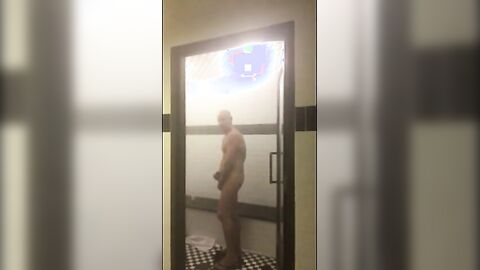 Big-Cock Blowjob in the Sauna with Amateur Hunk
