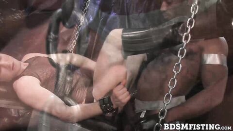 Deviant hunks Race Cooper and Ashley Ryder cant keep their cocks and fists at bay, al