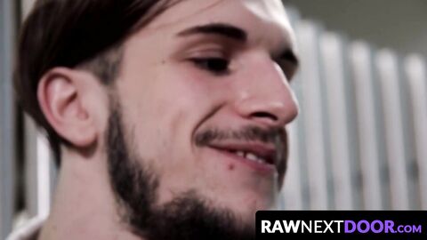 RawNextDoor.com - Steamy twinkie threesome bareback and spitroast session with Chad P