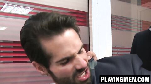 PlayingMen.com - Dani Robles fucked and sucked huge cock in threesome