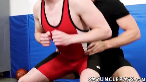 Brian Bonds gave Eric Charming some naughty wrestling moves