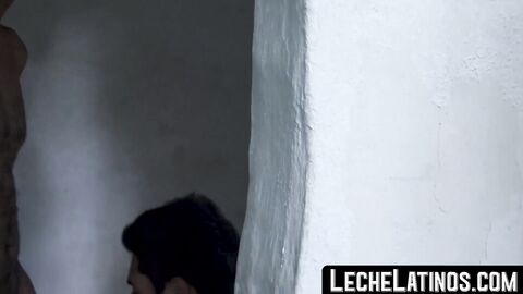LecheLatinos.com - First timer Latino's raw dick and cum-filled mouth experience