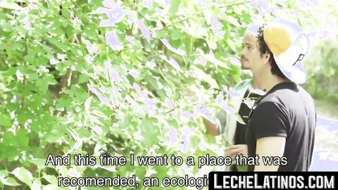 LecheLatinos.com - Latino hottie's first dick tasting and raw anal adventure