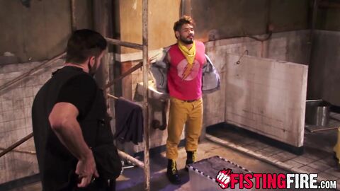 Prisoner Draven Torres takes hard ramming from a massive dick in his ass