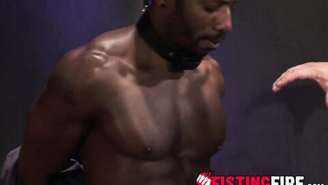 Interrogator Dirk Caber fingers his sub til he breaches his sphincter