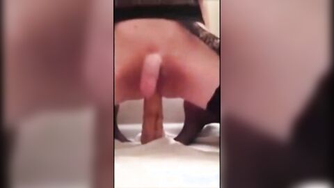 Sissy Crossdresser Cums Handsfree with Sex Toys