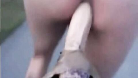 Cycling Daddy with a Butt-Plug