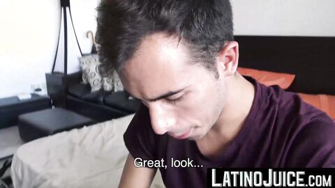 Lustful latino German handles three throbbing cocks of hot dudes