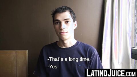 Skinny latino twink Kevin intensely fucked behind for some extra cash