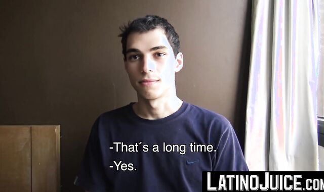 Skinny latino twink Kevin intensely fucked behind for some extra cash