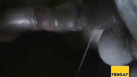 Docking, Cumming in Foreskin - Gay Amateur Handjob