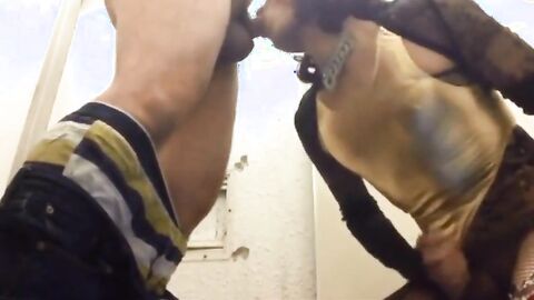 Asian Crossdresser Mariko Blowjob and Fuck