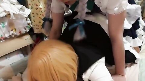Cosplay Anal Fun with Asian Amateur Crossdresser