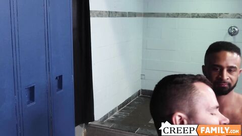 My stepbro Damian Taylor made a confession in the locker room before we flip fuck