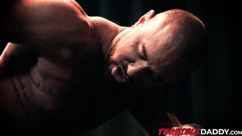 Pierced Drew Sebastian hole stretched by young stallion cock