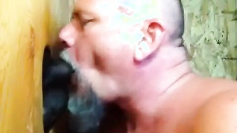 Black Glory Hole Cock