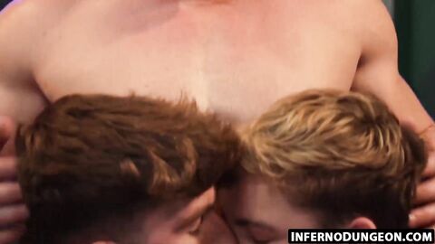 InfernoDungeon.com - Devin Franco fisted in threesome with Carter Collins