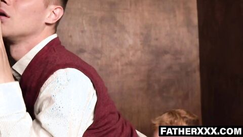 FatherXXX.com - Zak Bishop & Dakota Red's young ass cumshot fest