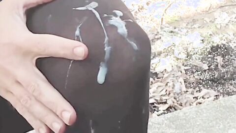 Outdoor Crossdresser Jane Plays with Sex Toy