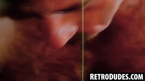 RetroDudes.com - Vintage stunner Keith Anthoni joins a wild orgy of sucking and dick