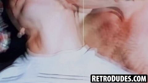 RetroDudes.com - Vintage stunner Keith Anthoni joins a wild orgy of sucking and dick