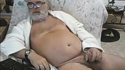 Bearded Daddy Stroking Solo