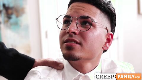 I experiment my sex curiosity with my beefy stepdad Max Sargent