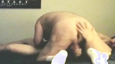 Silver-Bearded Daddy with His Young Cub