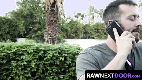 RawNextDoor.com - Tattooed man Mark Long screws two of the cutest twinks Trevor Jones