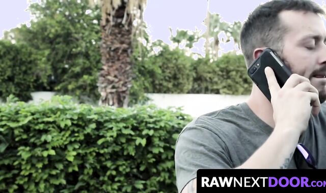 RawNextDoor.com - Tattooed man Mark Long screws two of the cutest twinks Trevor Jones