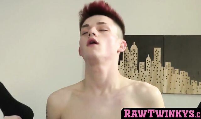 RawTwinkys.com - Young man's fantasy fulfilled with a steaming bare fucking session