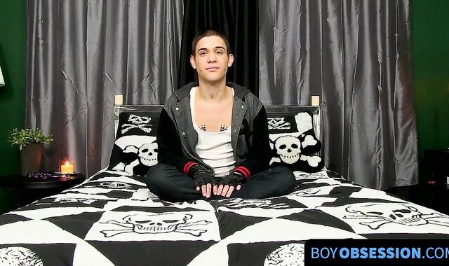 BoyObsession.com - Promiscuous latino Joey Tiger toying and masturbation solo