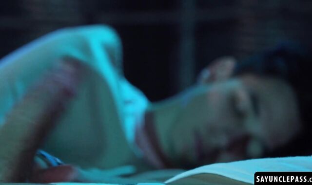 Vincent Landi begs for Antu Burghos to suck his swelling boner