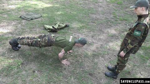 Nathan Gulit and Sly Conan hand in hand in pleasuring each other