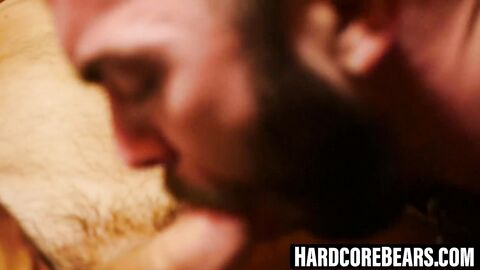 HardcoreBears.com - James Bolt's huge cock worshipped by Jeremy Feist