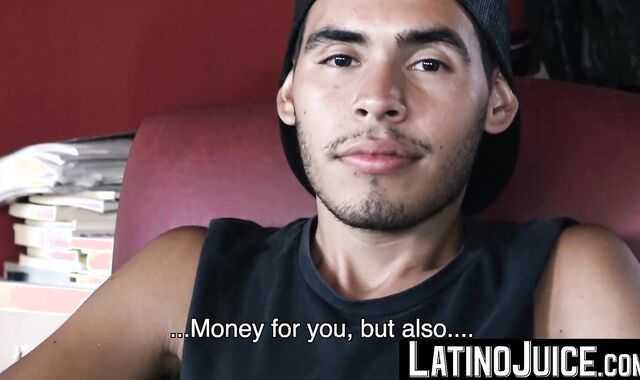 My thick horny cock explored sweet latino Brunos deep ass hole