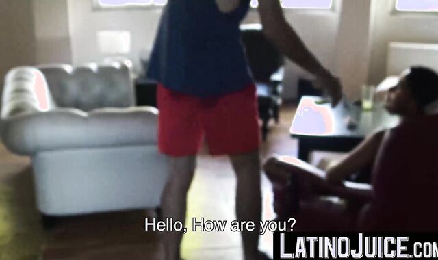 My thick horny cock explored sweet latino Brunos deep ass hole