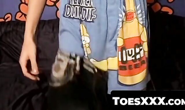 ToesXXX.com - Petite foot lover Wiley's sensual on-camera masturbation session