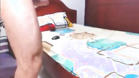 Muscled Hunk Jerks Off With A Plastic Doll