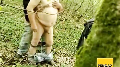 Dads Sucking Outside