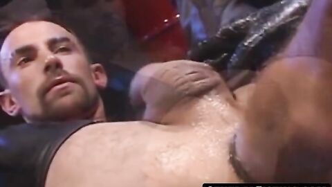 CentralFisting.com - Mathieu Paris cums after Knight's fisting